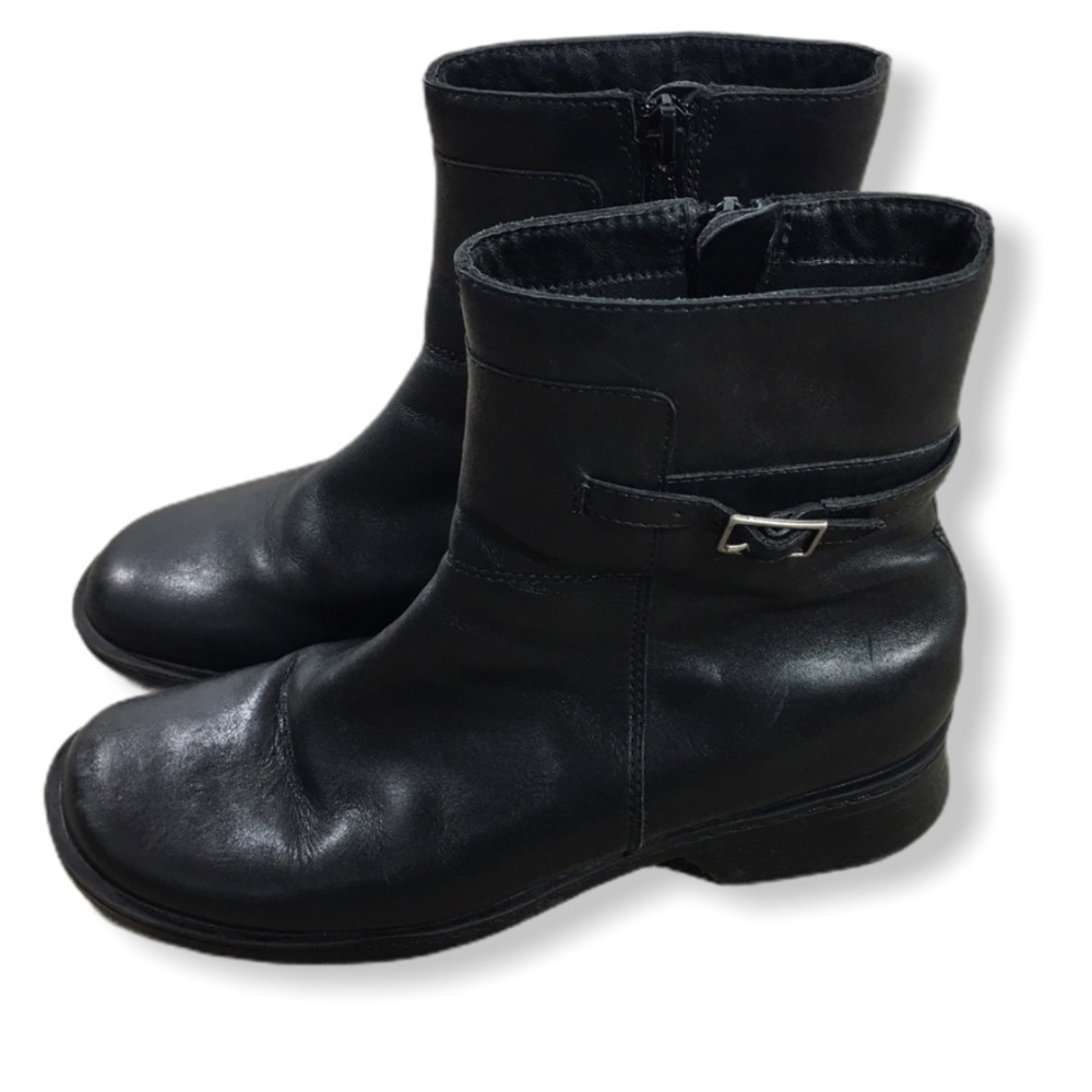 Clark’s Women’s Leather Ankle Boot Black Size 6